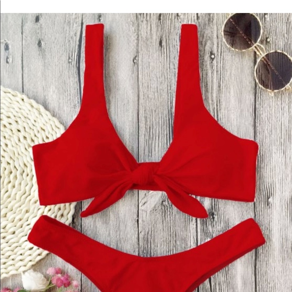 RED THONG BATHING SUIT